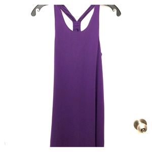 Alice + Olivia racer back silk dress